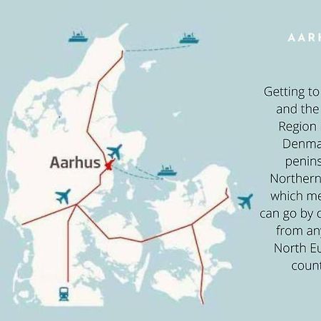 Appartamento Bo Med Stil Og Udsigt Til Aarhus Lystbadehavn Esterno foto