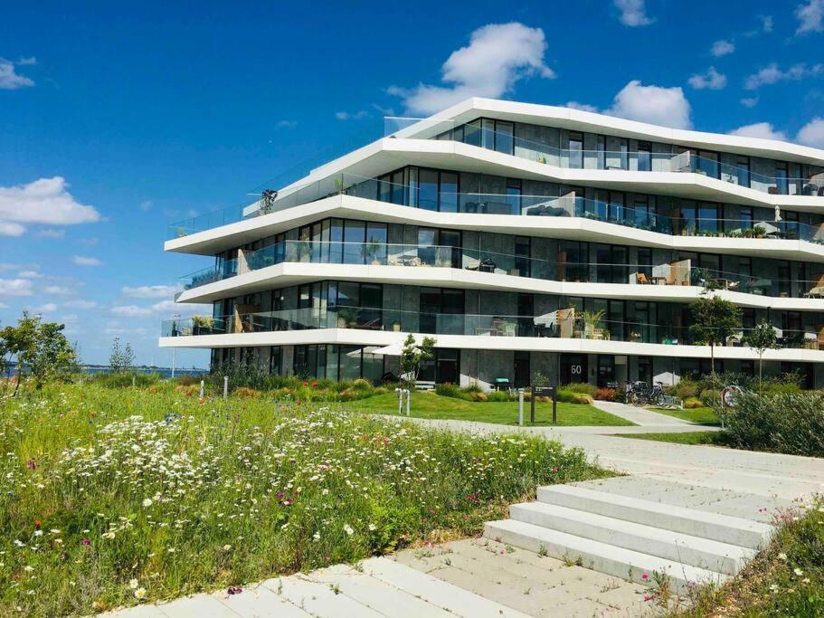 Appartamento Bo Med Stil Og Udsigt Til Aarhus Lystbadehavn Esterno foto